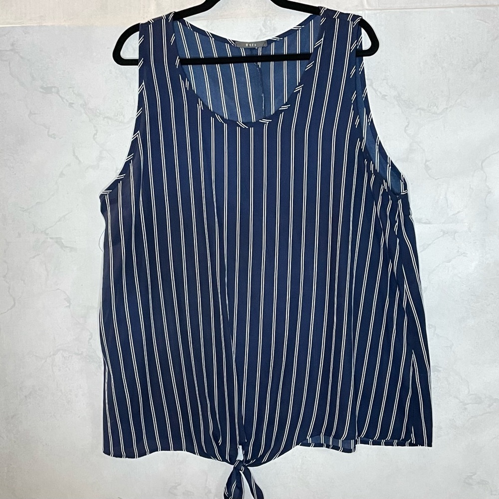 EUC GYFT crepe sleeveless blouse SIZE 3X